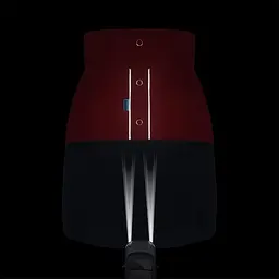 Кофта для собак Barksi Textile флісова XXL червона з темно-синім - мініатюра 5