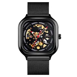 Чоловічий наручний годинник 9184BK Black Skmei acs0029878 - мініатюра 4