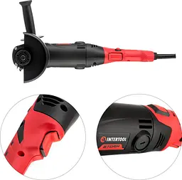 Кутова шліфмашина Intertool WT-0225 [89720] - мініатюра 4