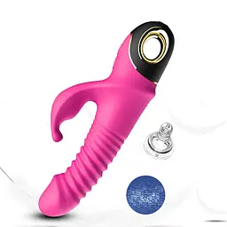 Вібратор-кролик B - Series Joy Zing 22.7 см (рожевий) - мініатюра 15