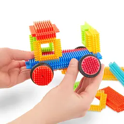 Конструктор Battat серії Bristle Blocks - Будівельник, 36 деталей (BT3099Z) - мініатюра 5