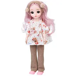 Дитяча іграшкова лялька Bambi F0322 White шарнірна розмір 29 см