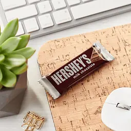 Шоколадні цукерки Hershey's Milk Chocolate Snack Size Bars 293г - мініатюра 7