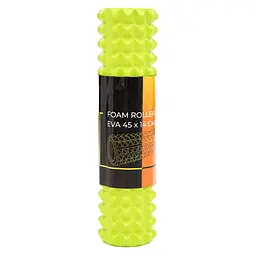 Масажний ролик Cornix EVA 45 x 14 см (валик, ролер) XR-0337 Green - мініатюра 5