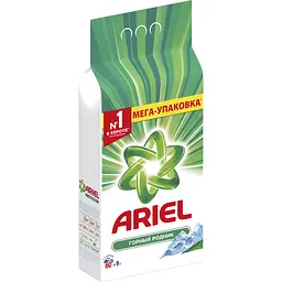 Пральний порошок Ariel Гірське джерело для білих тканин 9 кг - мініатюра 2