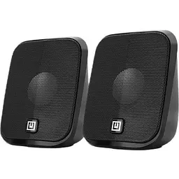Колонки 2.0 REAL-EL S-25 чорний, 2 x 3 Вт, USB, mini-jack 3.5 мм (EL121100022)