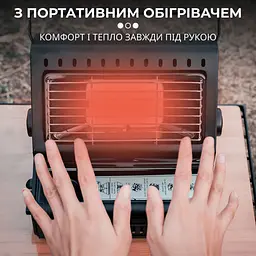 Плита газова-обігрівач туристичний Portable Gas Heater YC-808B - мініатюра 10