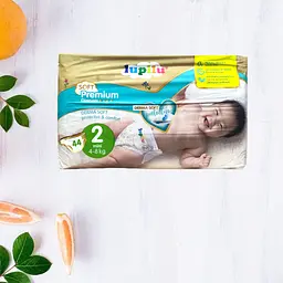 Підгузки Lupilu Premium Soft 2 Mini 4-8кг 44шт - мініатюра 2