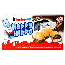 Вафлі Kinder Happy Hippo Cacao 100 г (896582) - мініатюра 2