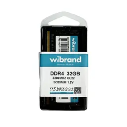 Оперативна пам'ять DDR4 Wibrand 32 GB 3200MHz CL22 SODIMM - мініатюра 2