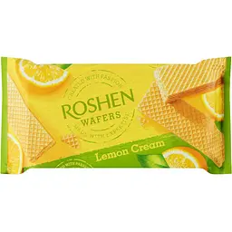 Упаковка вафель Roshen Wafers Лимон 216 г х 16 шт