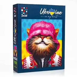 Пазли VLADI TOYS "Smiling cat in pink hat " DT1000-07