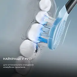 Насадки для зубної щітки Oclean Ultra Clean Brush Head for On SE Air X F1 2шт UC02 B02 Black - мініатюра 6