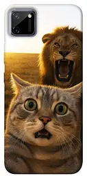 Чохол Demsky Shocked cat and lion для Realme C11