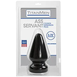 Пробка для фістингу Doc Johnson Titanmen Tools - Butt Plug 3.75 Inch Ass Servant, діаметр 9,4см - мініатюра 2