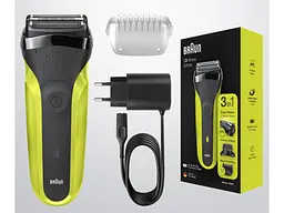 Электробритва Braun Series 3 300BT black/green - миниатюра 4