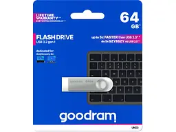 USB флеш накопичувач GOODRAM 64 GB UNO3 (UNO3-0640S0R11) - мініатюра 3