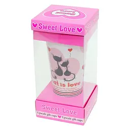 Стакан Кошечки Sweet Love кераміка - мініатюра 1