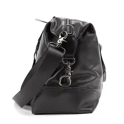 Дорожня шкіряна сумка TIDING BAG A25F-5218A чорна - мініатюра 4