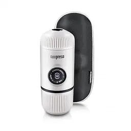 Еспресо-кавоварка Wacaco Nanopresso 18 бар 80мл з чохлом Білий