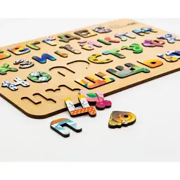 Розвиваюча дошка PuzzleOk Абетка дере'вяна P-OK-4 (2013532430) - мініатюра 3