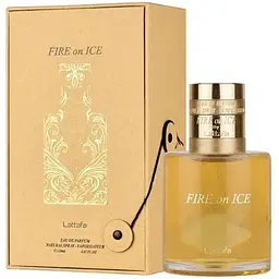 Парфумована вода оригінал Lattafa Perfumes Fire On Ice 110 мл