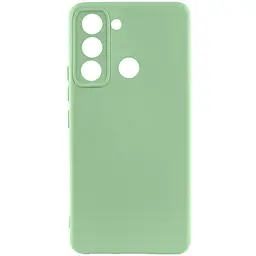 Чохол Silicone Cover Lakshmi Full Camera (AAA) для TECNO Pop 5 LTE М'ятний / Mint