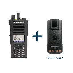 Рація Motorola DP4800E VHF AES 256 + акумулятор 3500 mAh з type-c - мініатюра 2