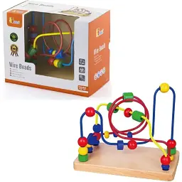 Дерев'яний лабіринт Viga Toys Кольорові намистини (56256) - мініатюра 2