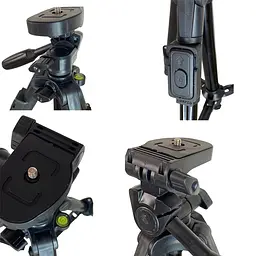 Штатив NeePho NP-3160S для зйомки 30-68.5см з тримачем+пульт Black - мініатюра 4