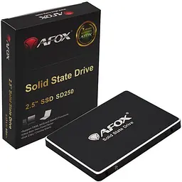 SSD 256Gb AFox 2.5 SATA III 3D NAND QLC, Retail - мініатюра 6