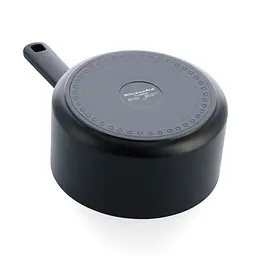 Ківш з кришкою KitchenAid АС, 16 см, 1,58 л, з керамічним покриттям, матовий чорний (CC009728-001) - мініатюра 4