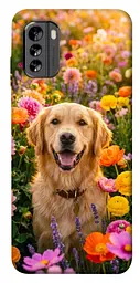 TPU чохол Demsky Flowery labrador для Nokia G60