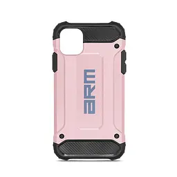 Чехол для Apple iPhone 11, Panzer, розовый, противоударный, бронированный, милитари, панель-накладка, защита всего корпуса, защита дисплея и камеры, термополиуретан (TPU) + поликарбонат (PC), ArmorStandart (ARM71479)