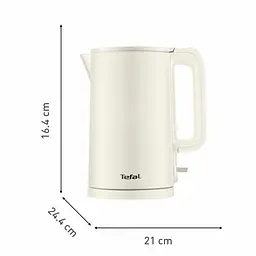 Електрочайник Tefal Thermo Protect 1.5 л пластик нержавіюча сталь світло-бежевий kuh0015409 - мініатюра 5