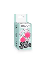 Вагінальні кульки Toy Joy Funky Love, 17 см, рожевий - мініатюра 3