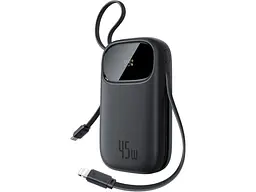 Внешний аккумулятор (Power Bank) BASEUS EnerFill FC31 Qpow3 Digital 20000mAh 45W Black (E0028D00)