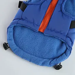 Зимовий жилет для собак з капюшоном та хутром Derby Blue/Orange, 2XL Синій/помаранчевий - мініатюра 5