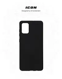 Чехол ArmorStandart ICON для Samsung A71 (A715) Black (ARM56342) - мініатюра 3