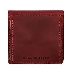 Шкіряний чоловічий гаманець GRANDE PELLE 10х10х2,5 см nsa0001214 - мініатюра 5