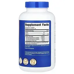 Омега-3 Nutricost 120 гелевих капсул - мініатюра 2