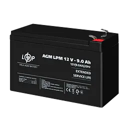 Акумулятор AGM LPM 12V - 9 Ah - мініатюра 3