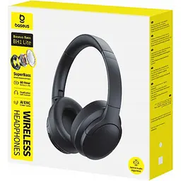 Навушники Baseus Bass BH1 Lite Cosmic Black (A0203C00) [157673] - мініатюра 4