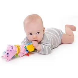 Дитяча іграшка прорізувач Macik Зоо Бегемот Добряк МС 160201-02 - мініатюра 5