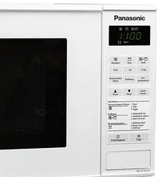 Мікрохвильова піч, 20л, електр.керув., 800Вт, гриль, дисплей, білий Panasonic kuh0015126 - мініатюра 4