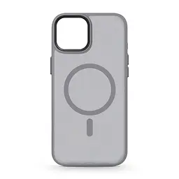 Чехол для Apple iPhone 15 Plus, Uniq MagCase, серый, противоударный, панель-накладка с MagSafe, ударопрочный TPU+PC, с магнитом MagSafe, поддержка полноценной беспроводной зарядки, ArmorStandart (ARM75279)