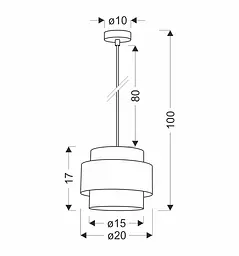 Люстра Candellux 31-18021 Juta - мініатюра 2