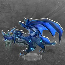 Акрилова колекційна фігурка World of Warcraft Дракон Азурегос 19 см