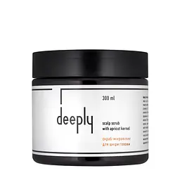 Скраб-мікропілінг для шкіри голови Deeply Scalp Scrub з абрикосовою кісточкою 300 мл