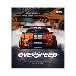 Зошит Yes Overspeed А5 24 аркушів клітинка (768590), в асортименті - мініатюра 4